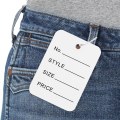 3000 Price Tags, 4.9cm X 3.5cm White Clothes Size Tags Make Labels Clothing Labels. 