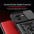Carry meed Fashion KEYSION Shockproof Case for Infinix Zero Ultra Slide Camera Lens Protection Ring Stand Phone Back Cover for Infinix Zero Ultra. 