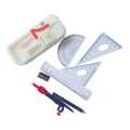 2 In 1 Mathematics Instruments set B0x/Instrument Box \Jamiti Box. 