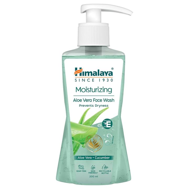 Himalaya Herbals Moisturizing Aloe Vera Face Wash - 200 ml