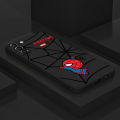 NEW Spiderman Marvel Cute Case For Samsung Galaxy S23 Ultra S22 5G S21 FE S20 Plus S10 4G Note20 10Lite Black Soft Phone Cover. 