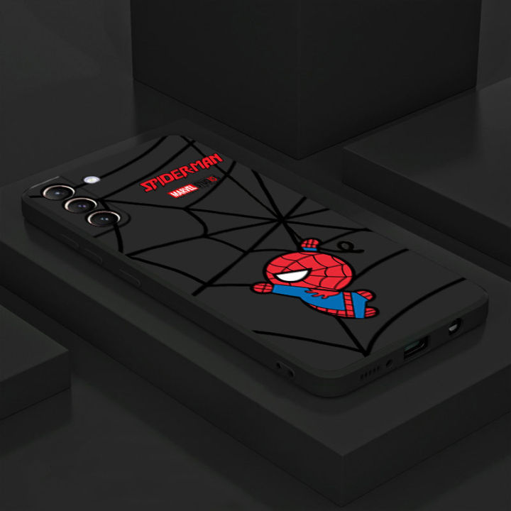 NEW%20Spiderman%20Marvel%20Cute%20Case%20For%20Samsung%20Galaxy%20S23%20Ultra%20S22%205G%20S21%20FE%20S20%20Plus%20S10%204G%20Note20%2010Lite%20Black%20Soft%20Phone%20Cover%20-%20Image%202