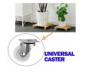 1 Pcs Heavy Duty Caster Wheel 360 Degree Furniture Carts Furniture Roller 1 inch White Nylon Rubber. 
