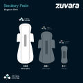 Zuvara Sanitary Pads - XXL - 350 mm (Pack of 18) -  Ultra+. 