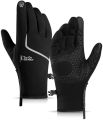 Winter Warm Thermal Inside Windproof And Water Repellent Bike Riding Antiskid Glove. 