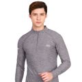 Rocclo 5072, Men's Full Sleve T-Shirts For Gym And Sports, Ultra Slim Material T-Shirt With Zipper  Tanks. 
