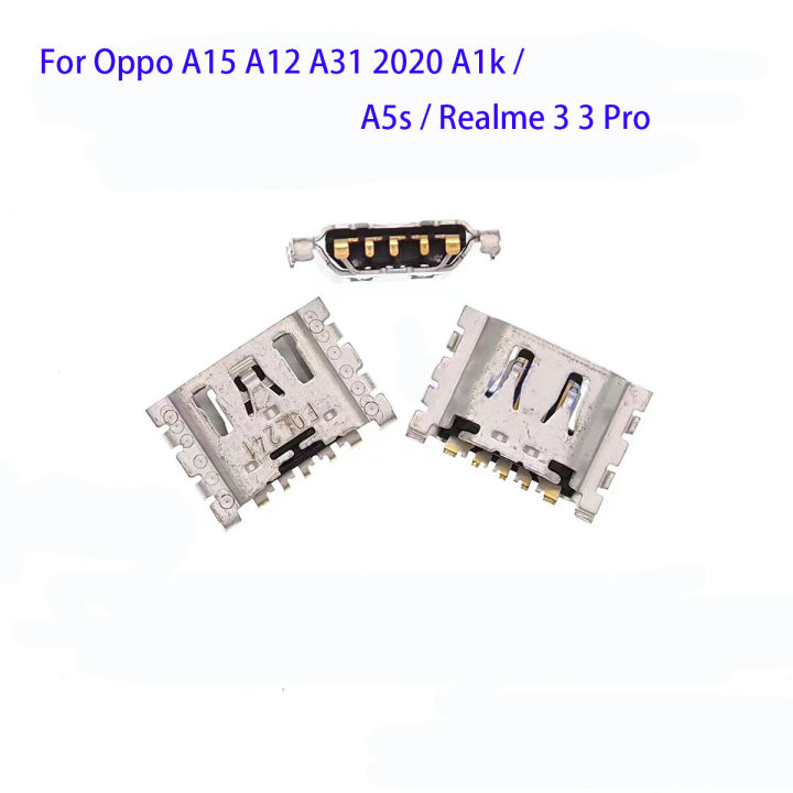 10pcs / 50pcs For Oppo A15 A12 A31 2020 A1k / Oppo A5s / Oppo Realme 3 3 Pro USB Plug In Charging Charger Port Connector Charging Pin Port jack socket Connector