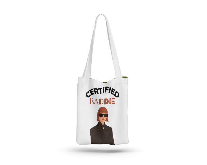 Certified%20Baddie%20Printed%20Cotton%E2%80%93Tote%20Bag%20-%20Image%202
