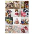 2X DIY Quilting Patch 60Pcs 10cmx10cm Charm Pack Cotton Fabric Patchwork Bundle Fabrics Cloth Sewing. 