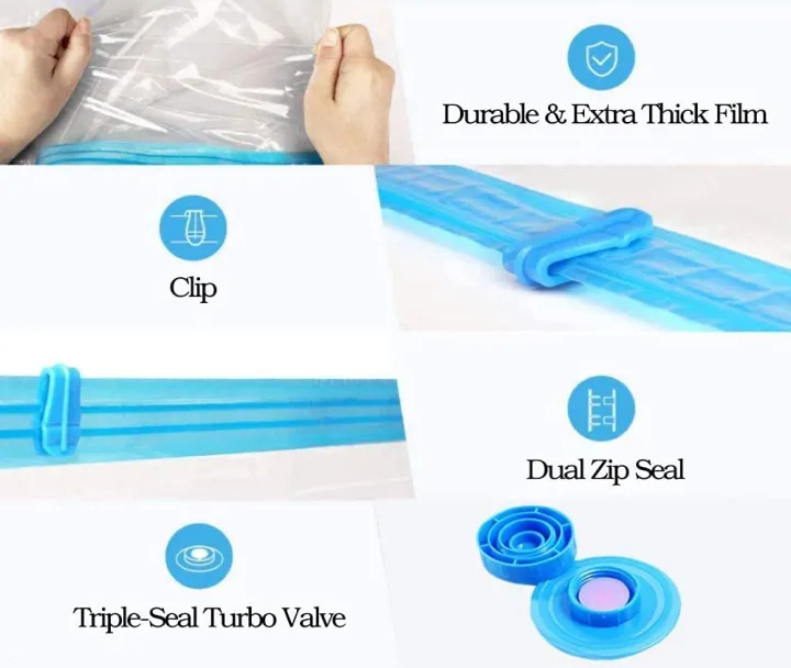 Pack%20Of%205%20Vacuum%20Storage%20Bags%20For%20Clothes%20With%20Travel%20Hand%20Pump%20Space%20Saver%20Ziplock%20Organizer%20Bags%20-%20Image%203