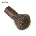 Wenefang 1pc Natural Wooden Handle Facial Hair Wet Bristles Care Beards Brush Men Brush for Mustache Shaving Boar. 