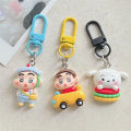 Cartoon Crayon Xiaoxin Keychain Bookbag Pendant Kids Backpack Charm Headphone Case Accessories Creative Couple Gifts. 