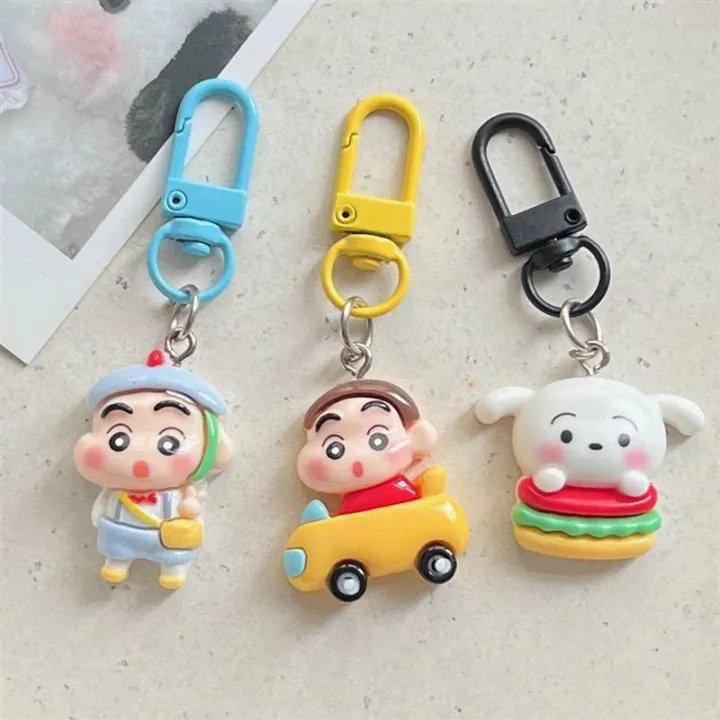 Cartoon%20Crayon%20Xiaoxin%20Keychain%20Bookbag%20Pendant%20Kids%20Backpack%20Charm%20Headphone%20Case%20Accessories%20Creative%20Couple%20Gifts%20-%20Image%202