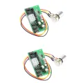 NAMUNY 2Pcs Computer Case Miner Fan Speed Controller 8 Port 4-Pin Fan Hub PWM High-Power Fan Controller Fan Speed Governor. 