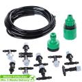 (photo)Water Misting Cooling System Sprinkler Nozzle Garden Patio Micro Irrigation Set. 