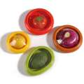 4Pcs Silicone Fresh Stretch Pod Reusable and Vegetable Fruit Storage Containers for Fridge. 