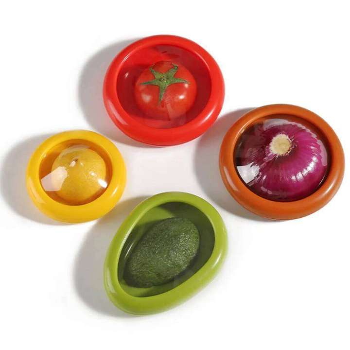 4Pcs%20Silicone%20Fresh%20Stretch%20Pod%20Reusable%20and%20Vegetable%20Fruit%20Storage%20Containers%20for%20Fridge%20-%20Image%207