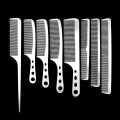 Wenefang 1PC Titanium Steel Comb Professional Salon Hair Hairdressing High Quality Anti-static Barbers Comb Ultra Thin Hair Brush for Men. 