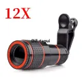 Difutagui Lens Universal Clip 20X/12X Zoom Phone Camera Telephoto Lens Monocular New style Telescope Phone Universal Optical Telescope Lens Kit. 