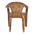 Bagmati Plastic Premium Floral Chair (Ch-1203) - Set Of 4. 