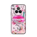 Cute phone lens protection Phone Case For Realme P3 Pro 5G Silicone drift sand TPU Cartoon Back Cover Rotatable stand. 