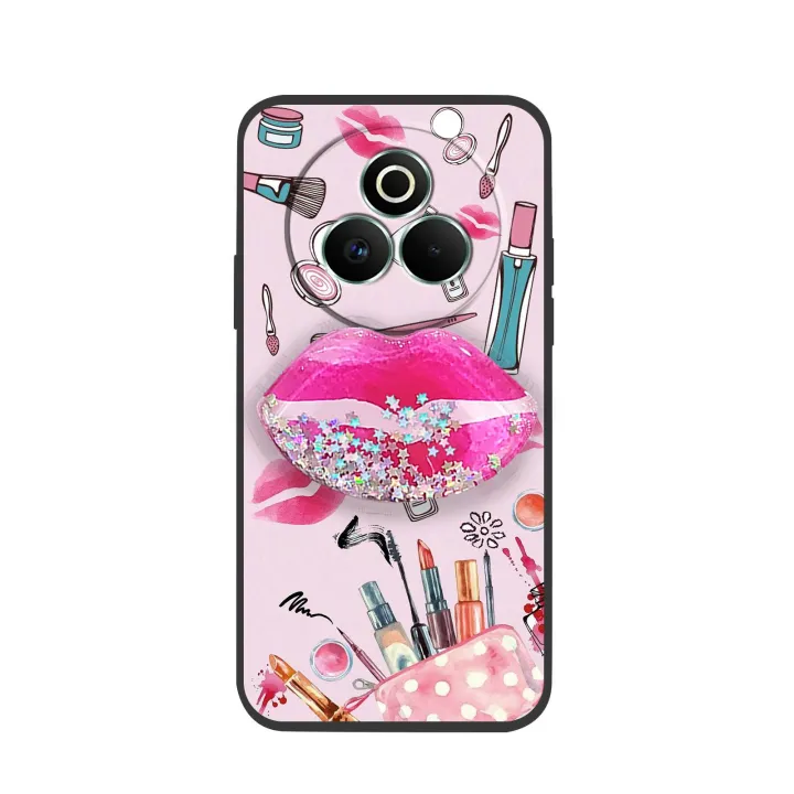 Cute%20phone%20lens%20protection%20Phone%20Case%20For%20Realme%20P3%20Pro%205G%20Silicone%20drift%20sand%20TPU%20Cartoon%20Back%20Cover%20Rotatable%20stand%20-%20Image%205