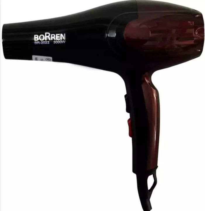 BORREN%20Professional%203000W%20Tourmaline%20Ceramic%20Hair%20Dryer%20with%202%20Speed%20Settings%20and%203%20Heat%20Settings,%20Portable%20Travel%20Hair%20Dryer%20with%20Fast%20Heat-Up,%20Lightweight,%20and%20Foldable%20Design%20-%20Image%206