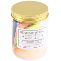 1 Piece Jesus Scripture Jar Bible Verses Scripture Jar Color Coded Cards for Reading in Different Moods Christian Bible Gifts. 