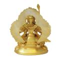 Copper/Gold Plated Lord Chandi Statue - 4". 