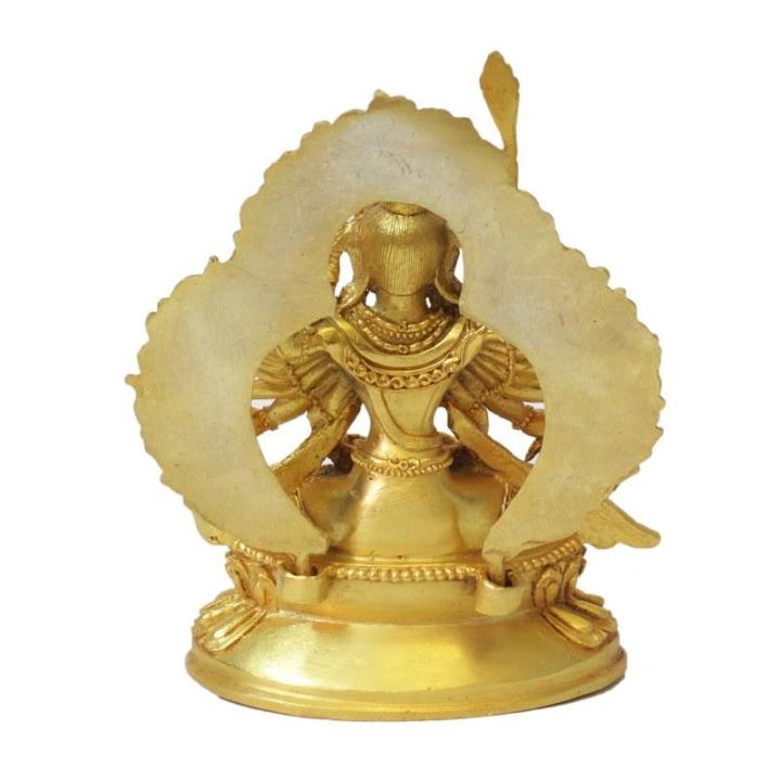 Copper/Gold%20Plated%20Lord%20Chandi%20Statue%20-%204"%20-%20Image%204