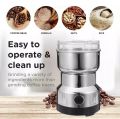 Electric Coffee Grain Grinder Bean Milling Machine Stainless Steel Blade Dry Grinder Household 220V 150W EU Plug. 
