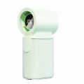 Portable 3000mAh Battery Mini Handheld Fan 5 Gear Wind LED Display Portable Pocket Fan Rechargeable High Speed Turbo Fan Gift. 