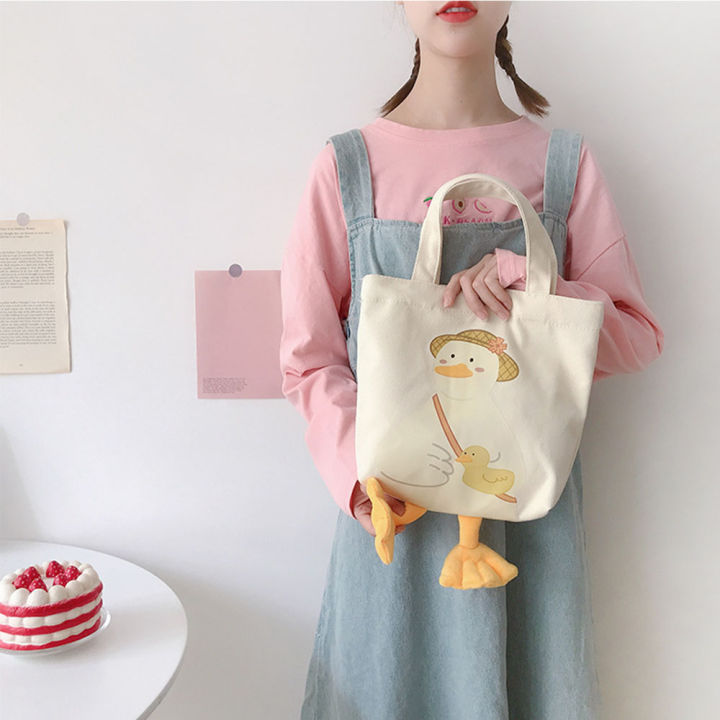 New%20Canvas%20Cartoon%20Handbags%20Eco%20Duck%20Print%20Cute%20Duck%20Tote%20Bag%20Soft%20Duck%20Embroidery%20Crossbody%20bag%20-%20Image%208