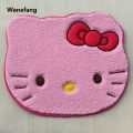 Wenefang Sanrio Hello Kitty Designer Plush Rug Soft Doormat Floor Mat Carpet 2025 New Home Living Bath Room Anti Slip Imitation Cashmere Gifts. 