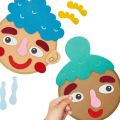 Quality Social Emotional Learning Montessori Facial Expression Game Parent-child Interaction Preschool Learning Emotional Change Toys Felt Educational Toys Kids. 