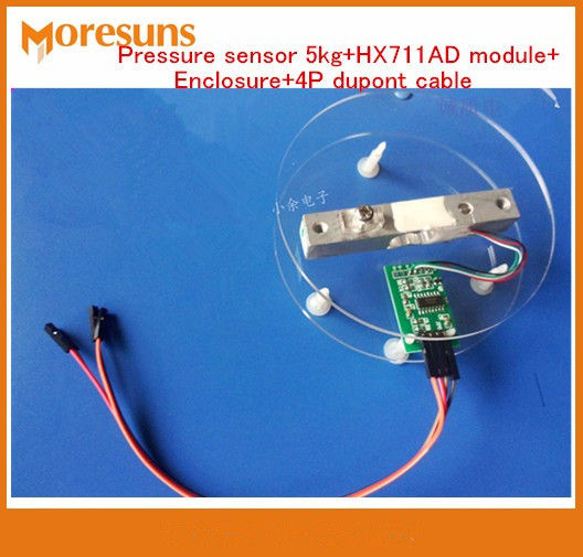 module Images High Quality Grahic Fast Free Ship 2pcs/lot Pressure sensor 5kg+HX711AD module+4P dupont ...