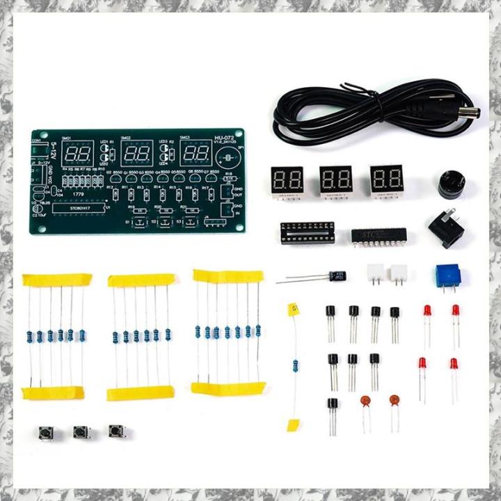 Clock Module Electrical DIY Electronic Clock Electronic Clock DIY Kit Digital Tube LED Display ...
