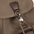 Retro Backpacks Rucksack Trendy Vintage Shoulder Bag Fashion Solid Color Canvas Bag Computer. 