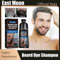 0ml Complex Rapid Hair Dye Shampoo 10 Shampoo Removal of White Gray Men's Beard Dyeing and Washing Beard Effective Repair Permanent Beard Blackening Shampoo. 