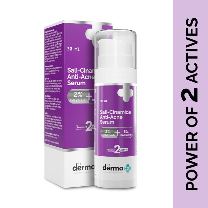 The Derma Co. Sali-Cinamide Serum with 2% Salicylic Acid & 5% Niacinamide - 30ml