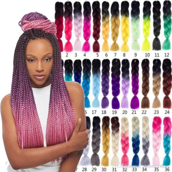 24%20Inch%20Baby%20Pink%20Braid%20extention%20-%20Image%203
