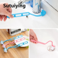 Sutuiying Toilet Cleaning Brush Bathroom Cleaning Accessories Portable Toilet Brush Corner Brush 1Pcs Bending Handle Scrubber Curved. 