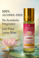 VaryGood Lotus Attar Roll-On 8ml | Soft & Serene Floral Concentrated Perfume for Men & Women. 