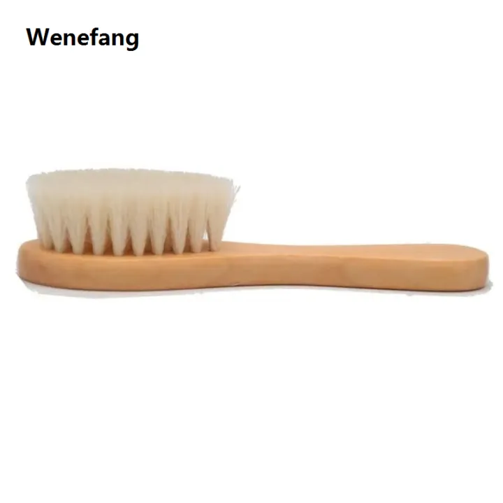 Wenefang%20New%20Baby%20Care%20Natural%20Wool%20Wooden%20Brush%20Comb%20Kids%20Hairbrush%20Newborn%20Infant%20Comb%20Head%20Massager%20-%20Image%204
