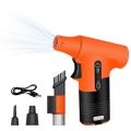Air Duster Mini Turbo Fan 130000RPM Electric Blowing and Suction Dust Removal Jet Dry Blower Rechargeable for Home. 
