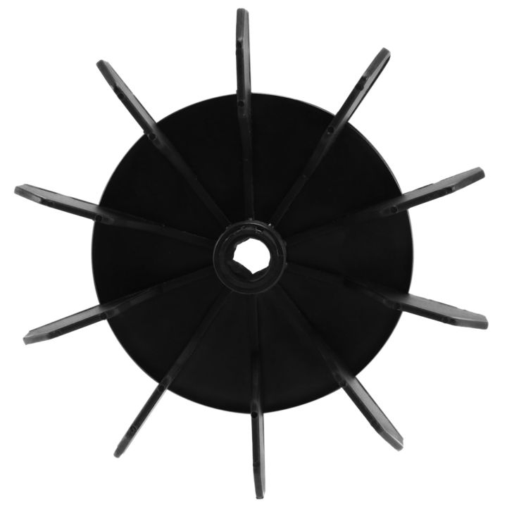 Replacement 0.5" Inner Bore 10 Impeller Air Compressor Motor Fan Blade Black