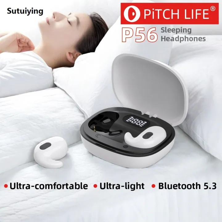 Sutuiying%20P56,PiTCHLIFE,%20Sleep,Bluetooth%205.3%20Headset%20Wireless%20Headset%20In.Ear%20Original%20Stereo%20Noise%20Reduction%20Sports%20Headset%20with%20Microphone%20Headset%20-%20Image%202