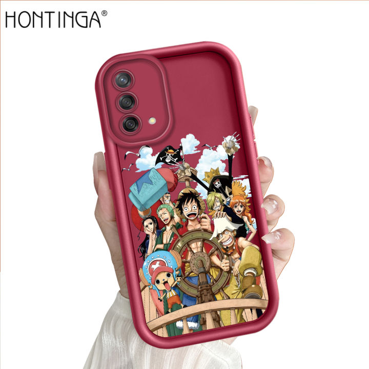 Hontinga for OPPO F19 A95 A74 4G Back Cover One Piece Luffy Pattern ...