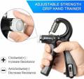 Hand Grip Strength Trainer with Counter, Adjustable Resistance 5 to 60 kg, Non-Slip Gripper (Assorted Color). 