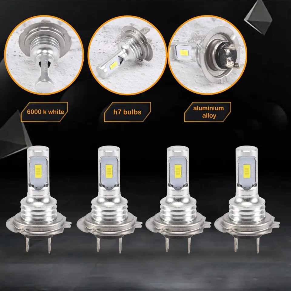 4x H7 Led Headlight Bulb Kit High Low Beam 220w 60000lm Super Bright 6000k White | IT 4x H7 Led Headlight Bulb Kit High Low Beam 220w 60000lm Super Bright 6000k White | IT